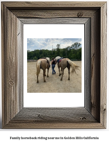 family horseback riding near me in Golden Hills, California